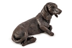 bronze dog urn - short haired dachshund