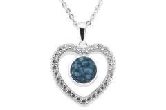 Blue and silver necklace