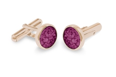 Rose gold cufflinks