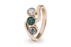 Rose gold ring
