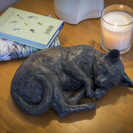 Resting Cat Urn