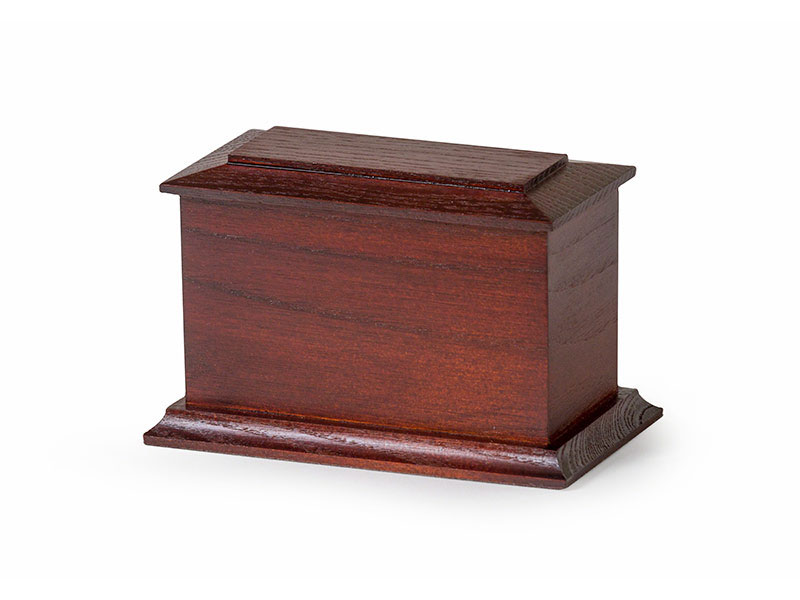 Wooden pet caskets Arun Mahogany Ash