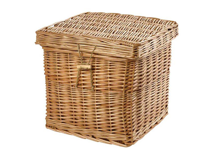 Woven willow casket