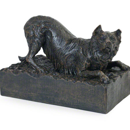 bronze dog urn border collie compact