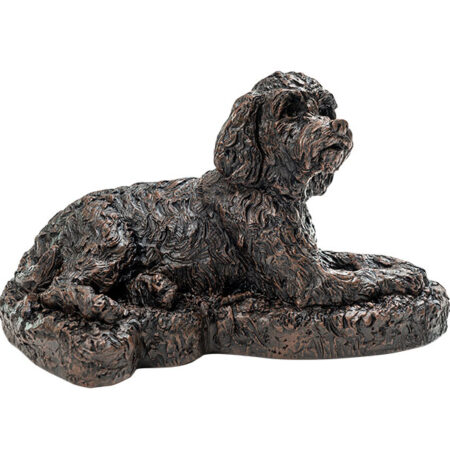 bronze dog urn cockerpoo