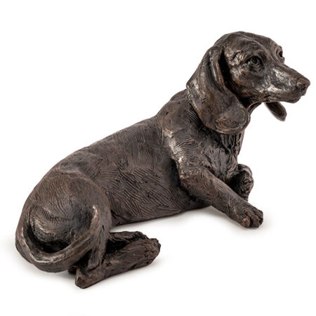 bronze dog urn short haired dachshund